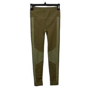 Fabletics Women's High-Waisted Seamless Check Thyme Mint Green Leggings Size S